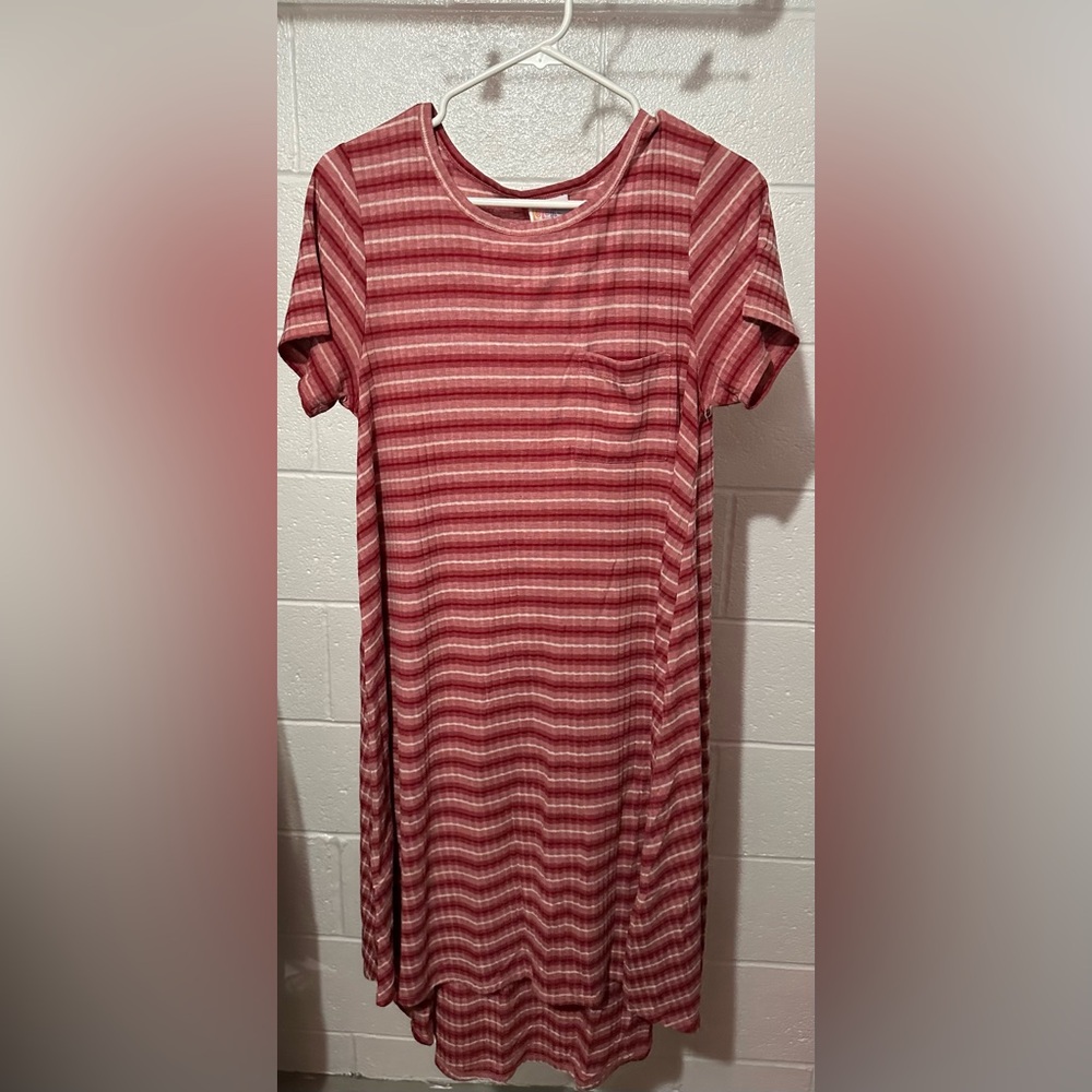 LuLaRoe Carly Dress, Large